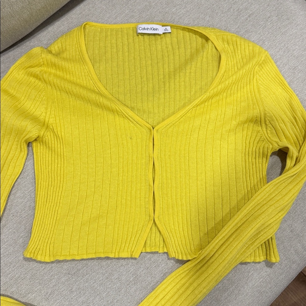 Calvin Klein cropped cardigan